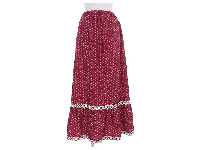 Falda de algodón Gucci Multicolor 