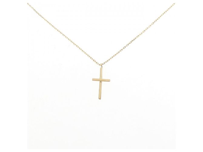 Autre Marque Collana Croce Au750 D'oro