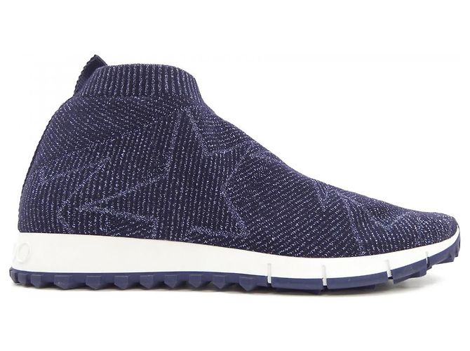 Jimmy Choo Sneaker Blau Marineblau