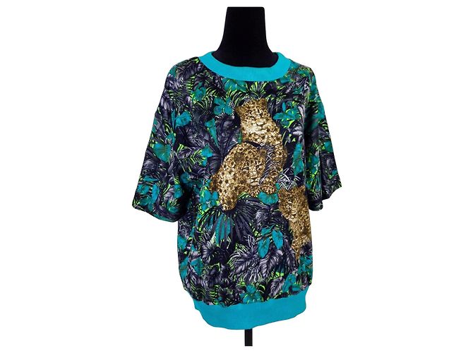 Salvatore Ferragamo Camiseta Ferragamo con animales Multicolor