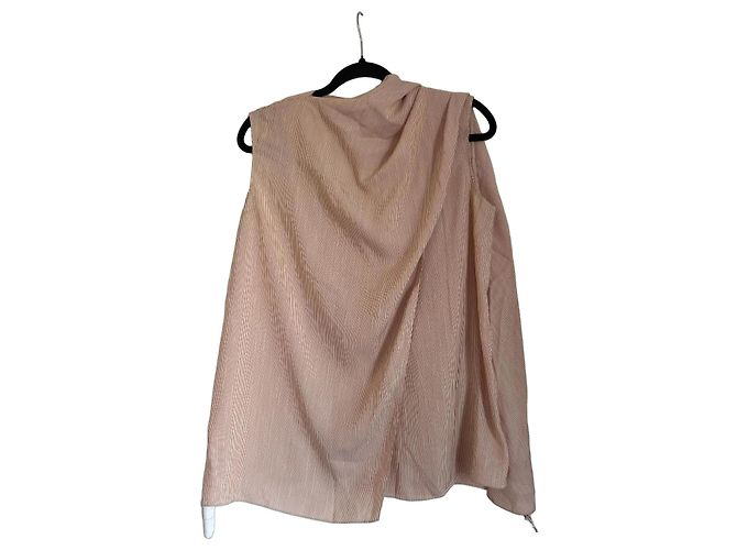 Hermès Seidenbluse Beige