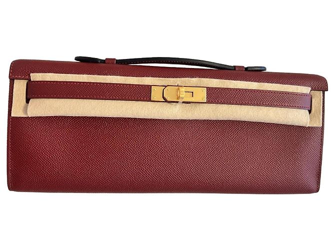 Clutch Kelly Cut de Hermès Burdeos