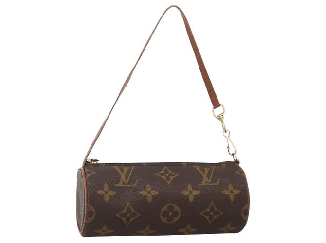 LOUIS VUITTON Pouch Papillon Monogram LV Auth BAZ772A Monogramme