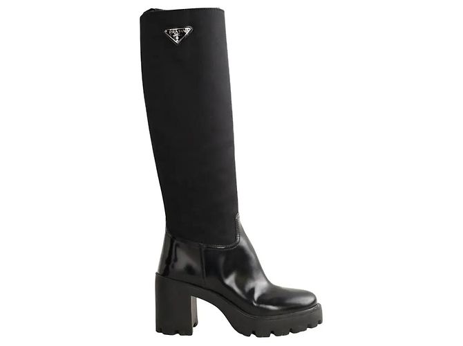 Prada Botas negras Negro 