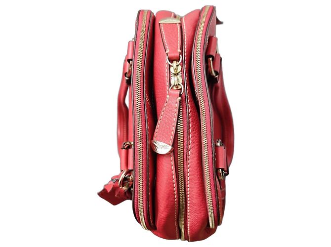 Lancel Adjani Handtasche Rot