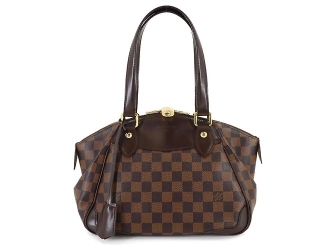 Bolsa Louis Vuitton Damier Verona PM Marrom Damier ebene