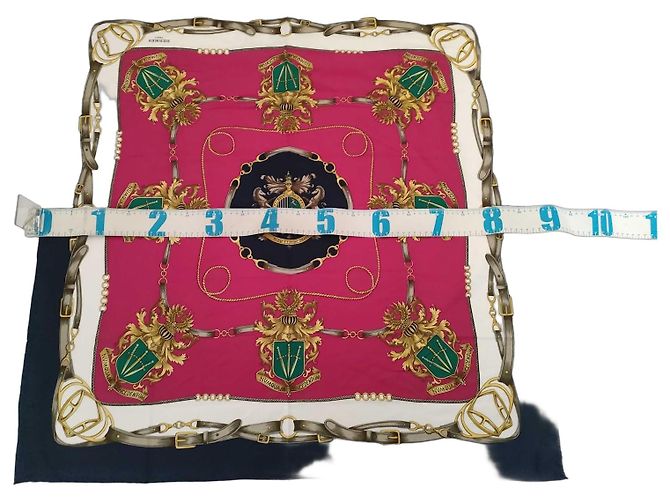 Hermès Carré 90 in seta multicolore Hermes 90 x 90