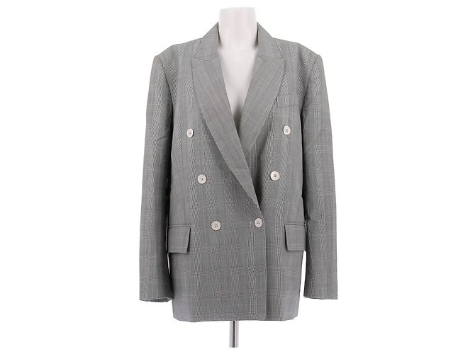 Zimmermann Grey Wool Blazer
