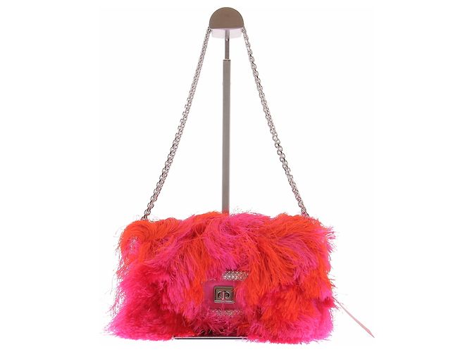 Roger Vivier Bolso rosa naranja con flecos
