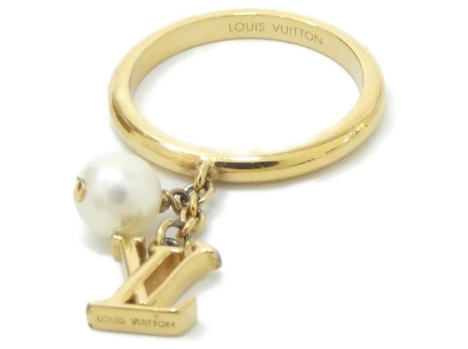 LV Iconic Louisa L Band Ring von Louis Vuitton Weiß Golden