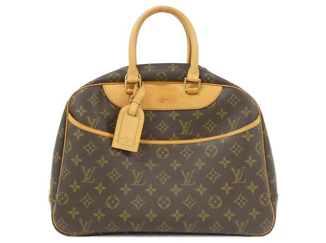 Bolsa de mão Bowling Vanity Monogram Louis Vuitton M47270 Marrom