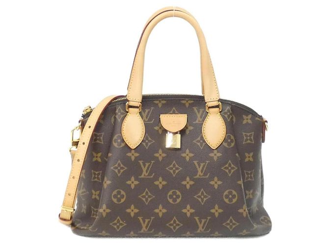 Sac à main Louis Vuitton Monogram Rivoli PM Marron Monogramme
