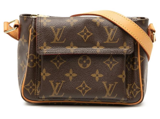 Bolso cruzado Louis Vuitton Monogram Vivacite PM Castaño