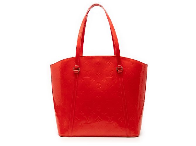 Louis Vuitton Red Monogram Vernis Avalon GM