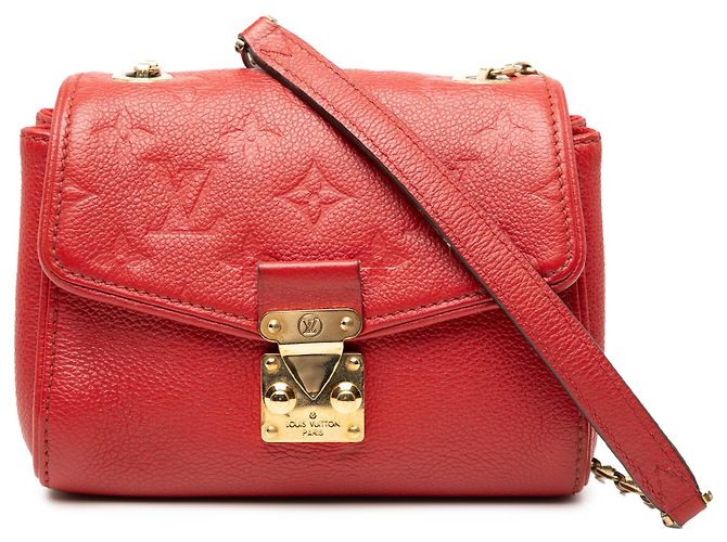 Louis Vuitton Monogram Empreinte Saint Germain BB Rouge