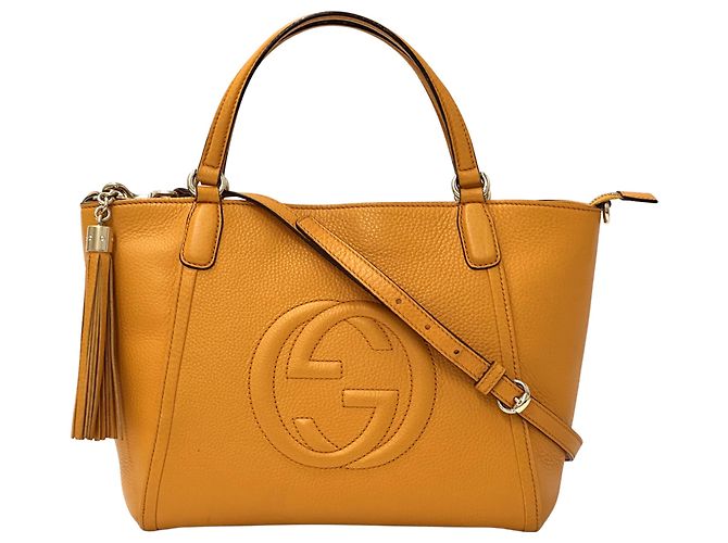 Gucci Soho Ledertasche Orange
