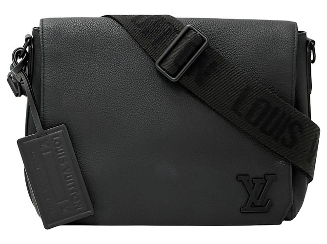 Borsa a Spalla Aerogram da Uomo Louis Vuitton Nero