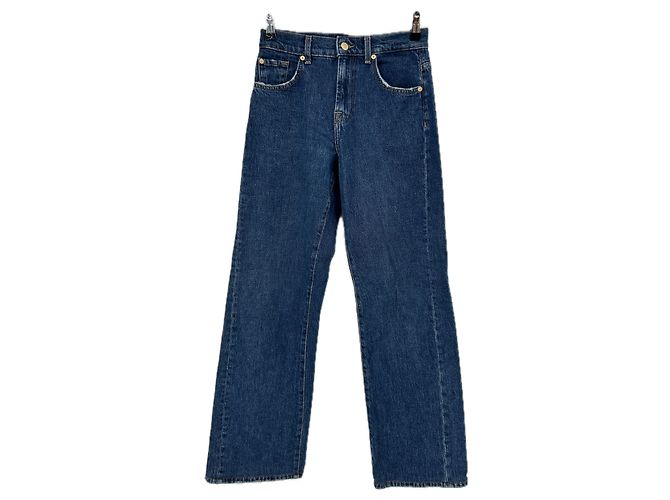 Vaqueros 7 For All Mankind azules de algodón talla 24