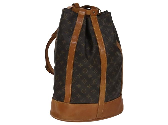 Louis Vuitton Randonnee Backpack Monogram Canvas GM Brown