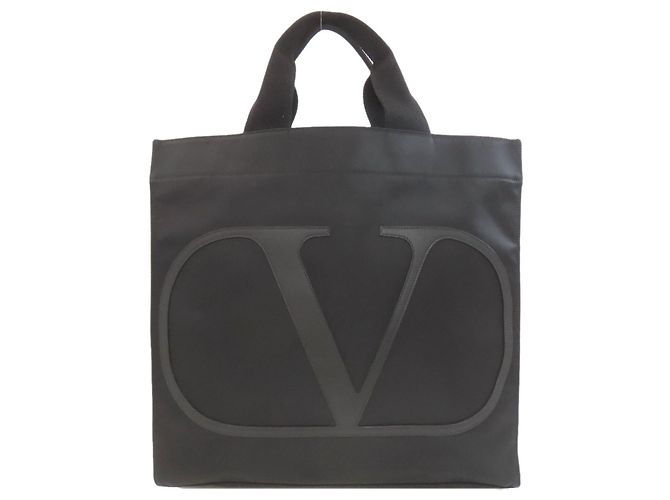 Borsa Tote con Logo Valentino Nero