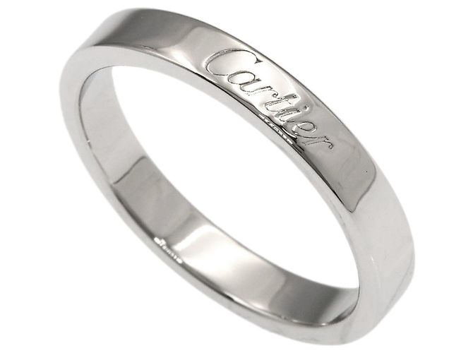 Anillo plano de platino 950 Cartier