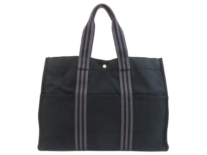 Borsa Tote GM Hermès Marrone Nero