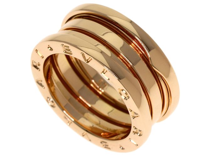 Bulgari Anello Bvlgari B-zero1 a 2 bande in oro rosa 18K D'oro