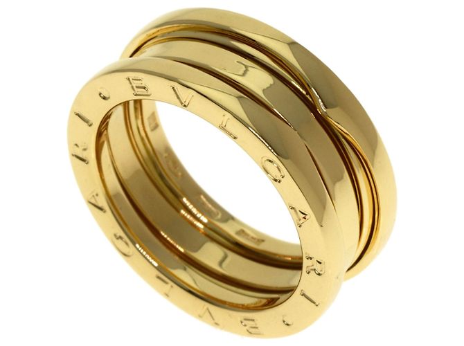 Bulgari Anello BVLGARI B-zero1 a 2 bande in oro giallo 18K D'oro