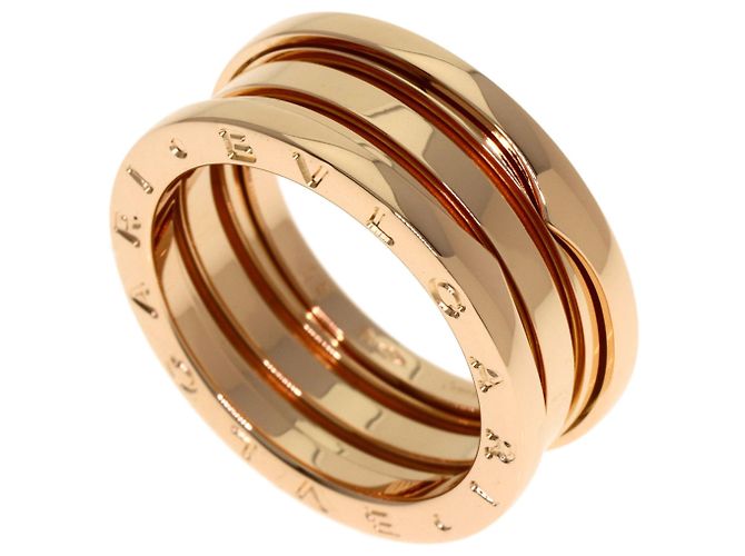 Bulgari Anel Bvlgari B-zero1 2-Band em Ouro Rosa Dourado