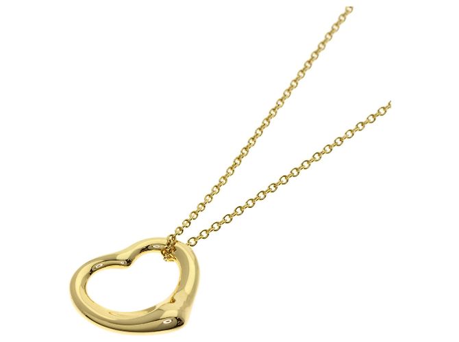 Elsa Peretti Collier Open Heart de Tiffany & Co. Doré
