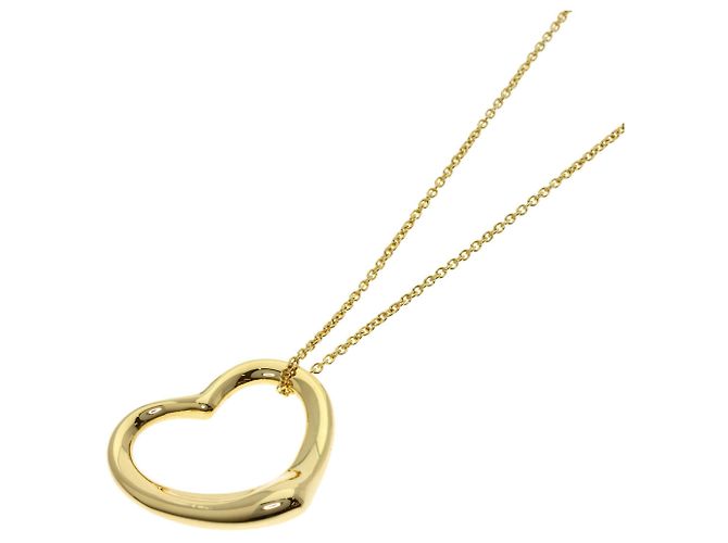 Elsa Peretti Collier Open Heart de Tiffany & Co. Doré