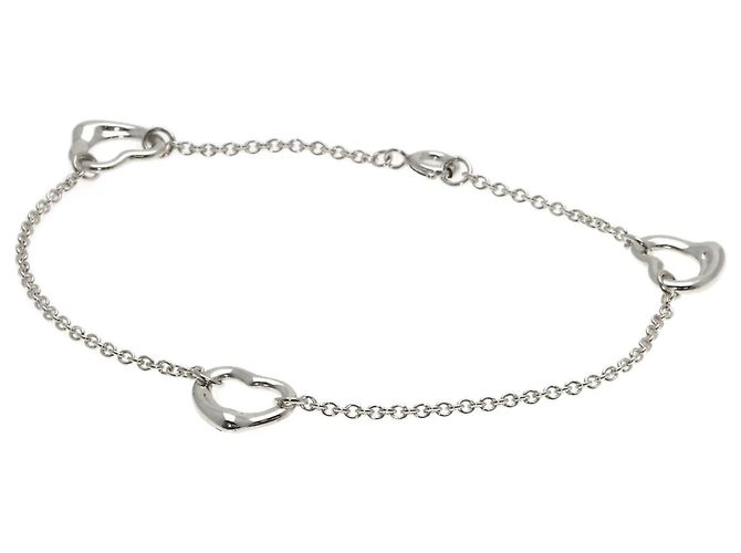 Elsa Peretti Pulseira de Charme Open Heart em Prata da Tiffany & Co.