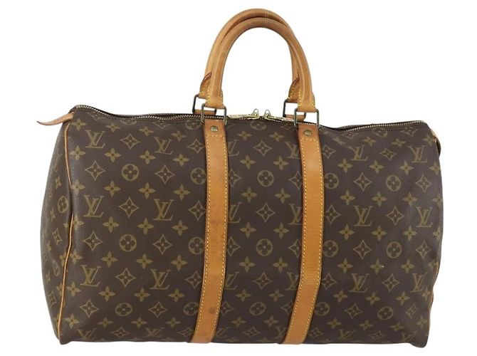Louis Vuitton Keepall Monogram Canvas 45 Marrom