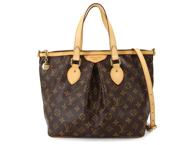 Louis Vuitton Monogram Palermo PM Tote Bag Braun Monogramm