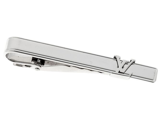 Louis Vuitton Silver Tie Pin Silvery