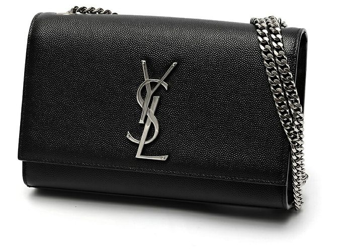 Bolsa de Ombro Kate Small Chain da Saint Laurent Preto