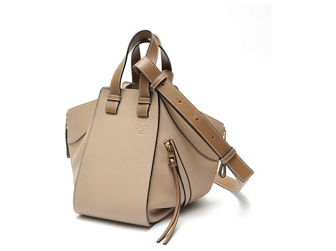 Borsa Hammock Loewe Piccola Spalla Grigio Sabbia