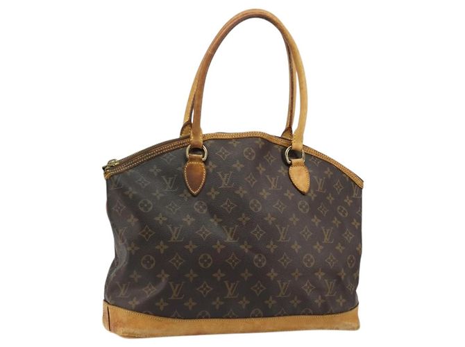 LOUIS VUITTON Bolsa de Mão Lockit Horizontal Monogram M40104 LV Auth bs34384 Monograma