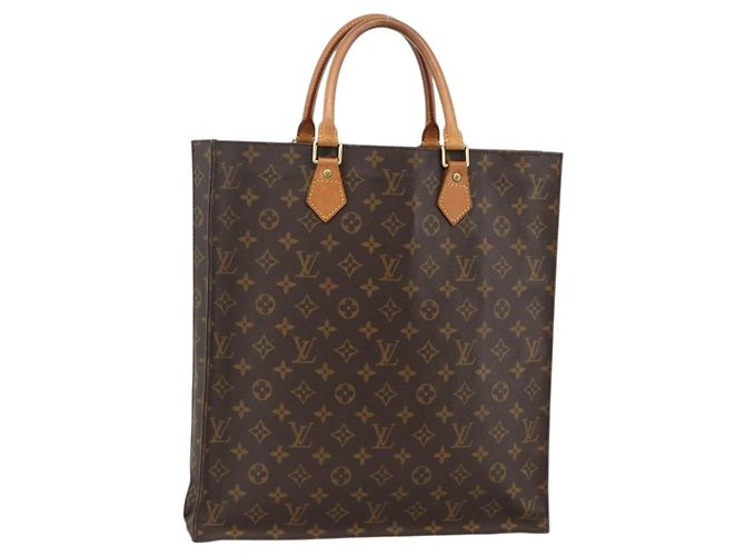 LOUIS VUITTON Bolsa Sac Plat Monogram M51140 LV Auth ka3846 Monograma