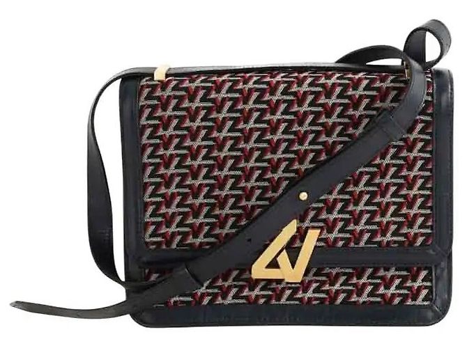 Zadig & Voltaire Borsa a tracolla ZV Initiale Le City Monogram rossa Rosso