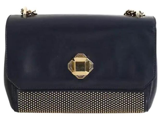Elie Saab Borsa a tracolla blu navy