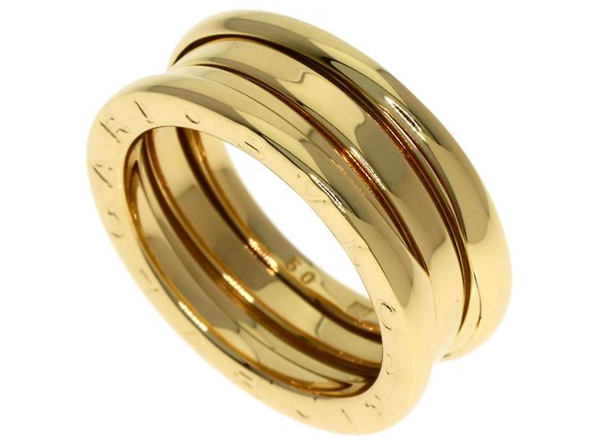 Bulgari Anillo de banda en oro amarillo de 18K Bvlgari B.zero1