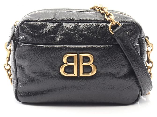Camera Bolsa de Câmera MONACO XS da Balenciaga Preto