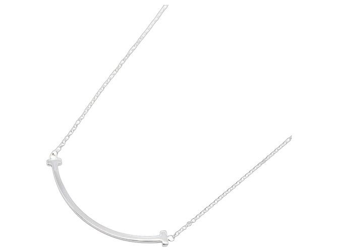 Collar T Smile Small de Tiffany & Co. Plata
