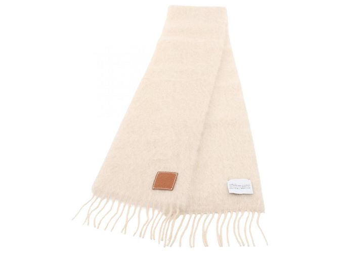 Sciarpa in mohair e lana Anagram Loewe Crudo