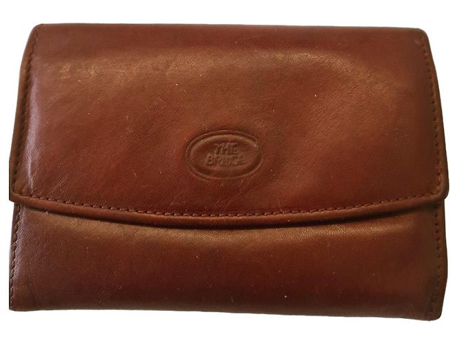 Autre Marque The Bridge Brown Leather Wallet