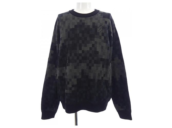 Strickwaren HSN92WTMJ Louis Vuitton Braun Schwarz
