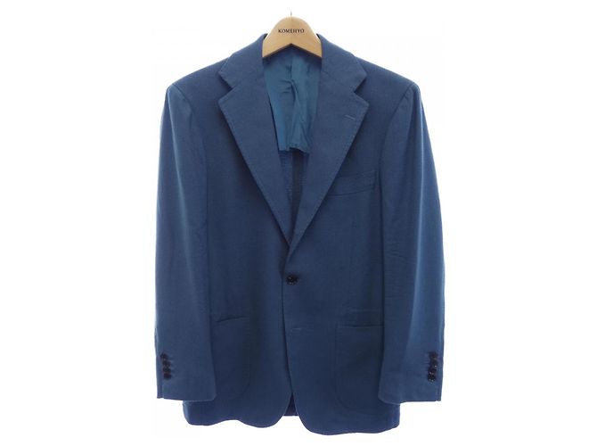 Autre Marque CHAQUETA DE MEZCLA DE CACHEMIRA RT051F03D RING JACKET Azul Azul marino