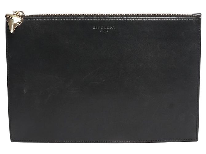 Givenchy Schwarze Lederclutch