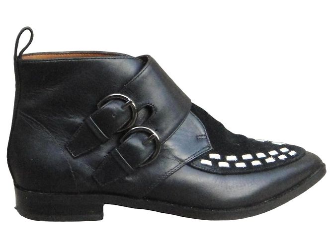 & Other Stories Botines de cuero negro